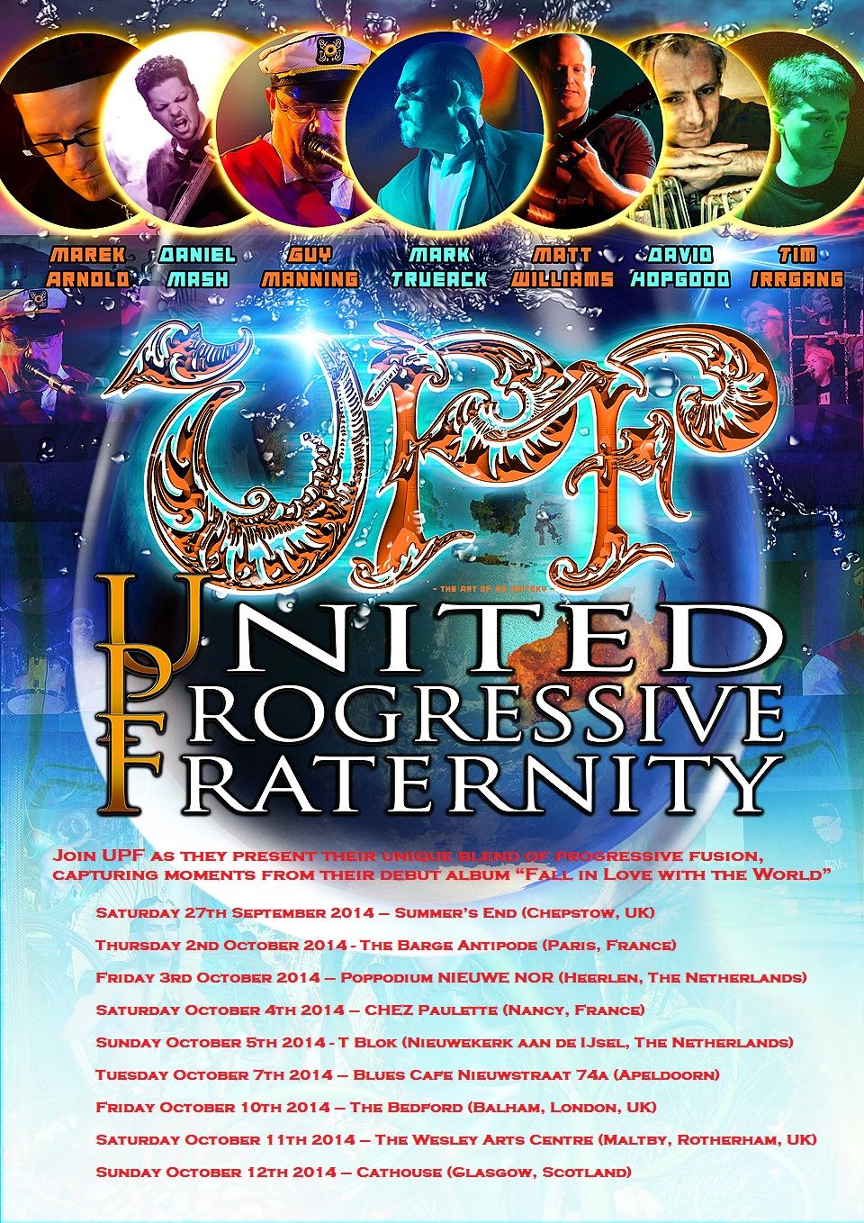 United Progressive Fraternity – Tourtermine