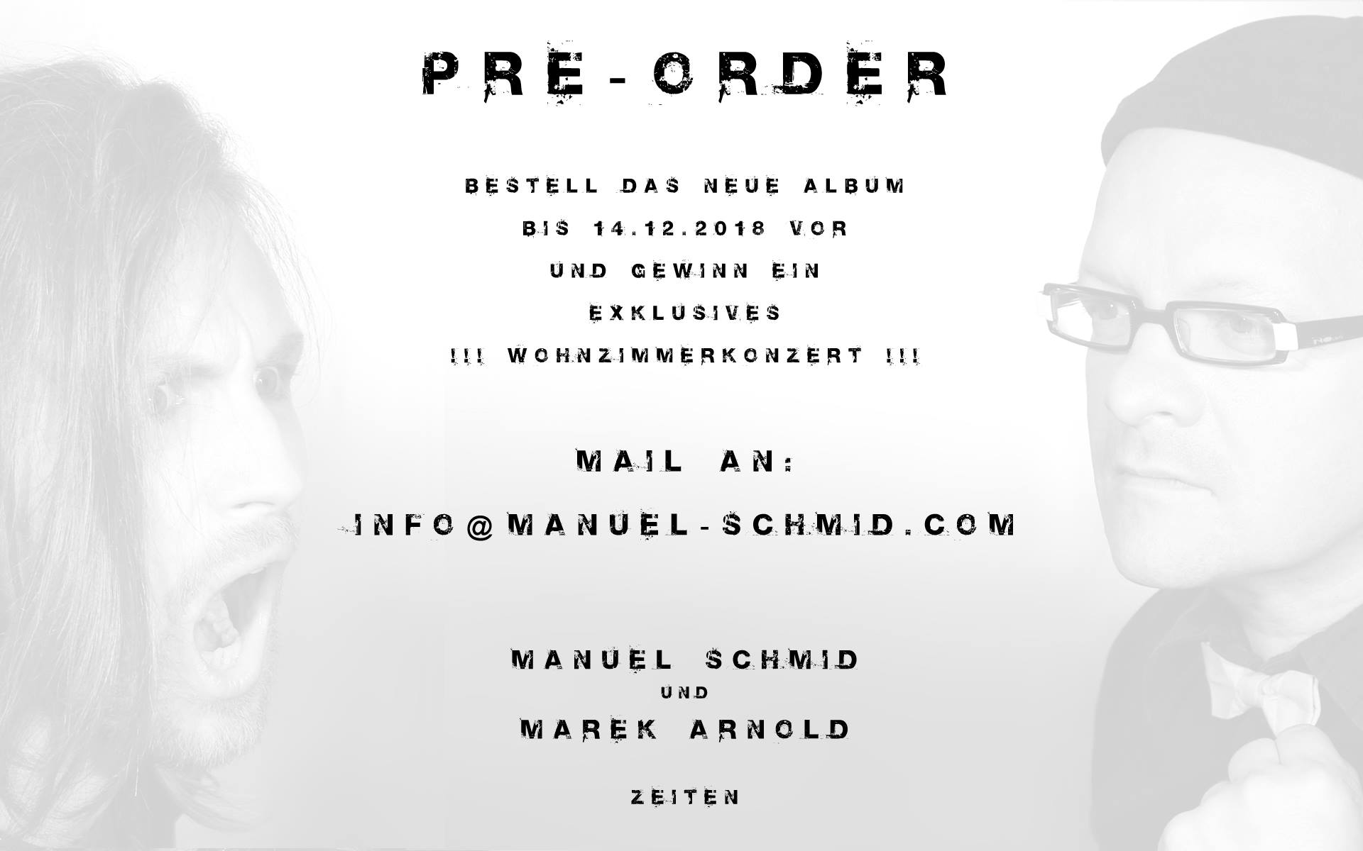 Manuel Schmid und Marek Arnold – ZEITEN