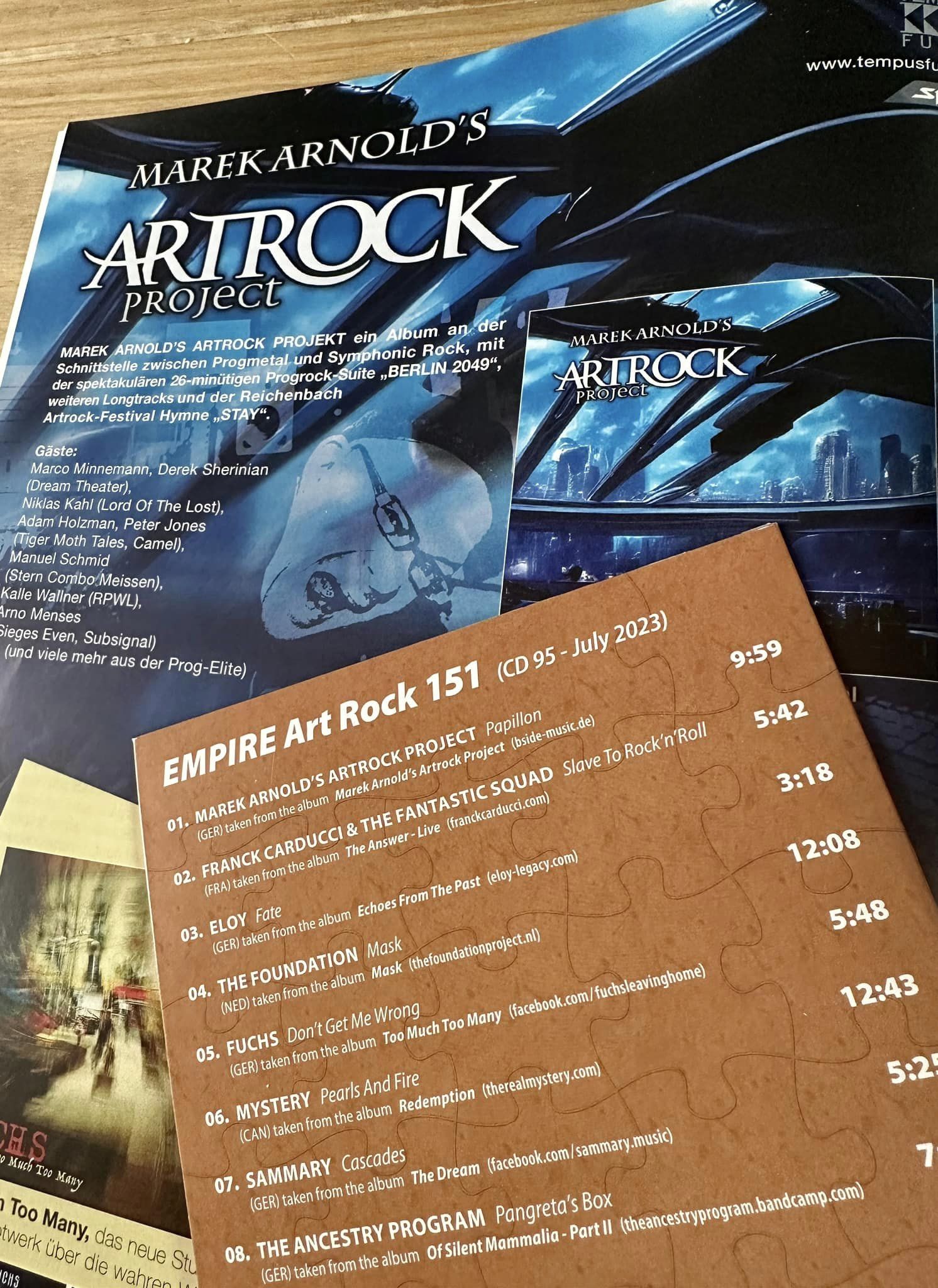 Marek Arnold´s Artrock Project – Reviews