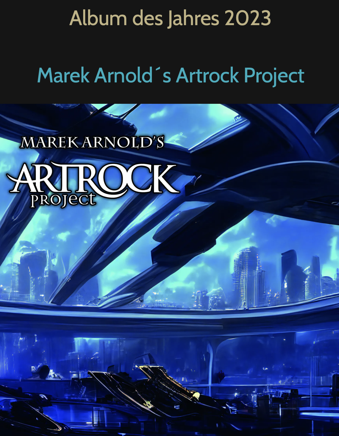 Marek Arnold´s Artrock Project gewinnt mehrere Polls zum „Album des Jahres“!
